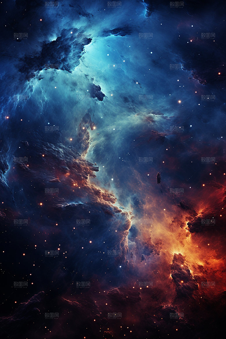 宇宙星空夜空浪漫素材