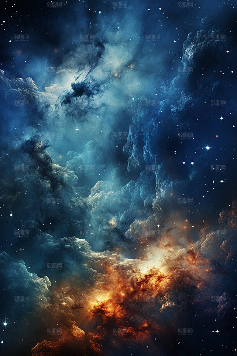 宇宙星空星云夜空素材