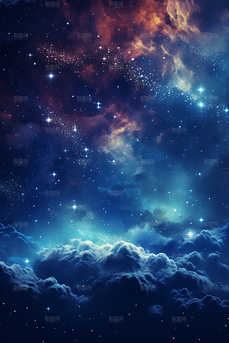 宇宙星空太空夜空素材