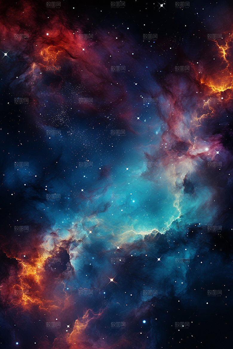宇宙星空未来浪漫素材