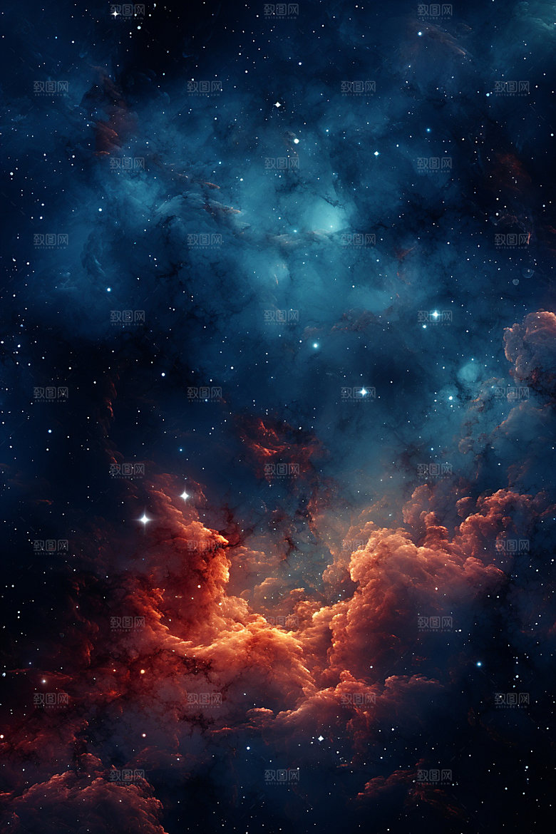 宇宙星空星云未来素材