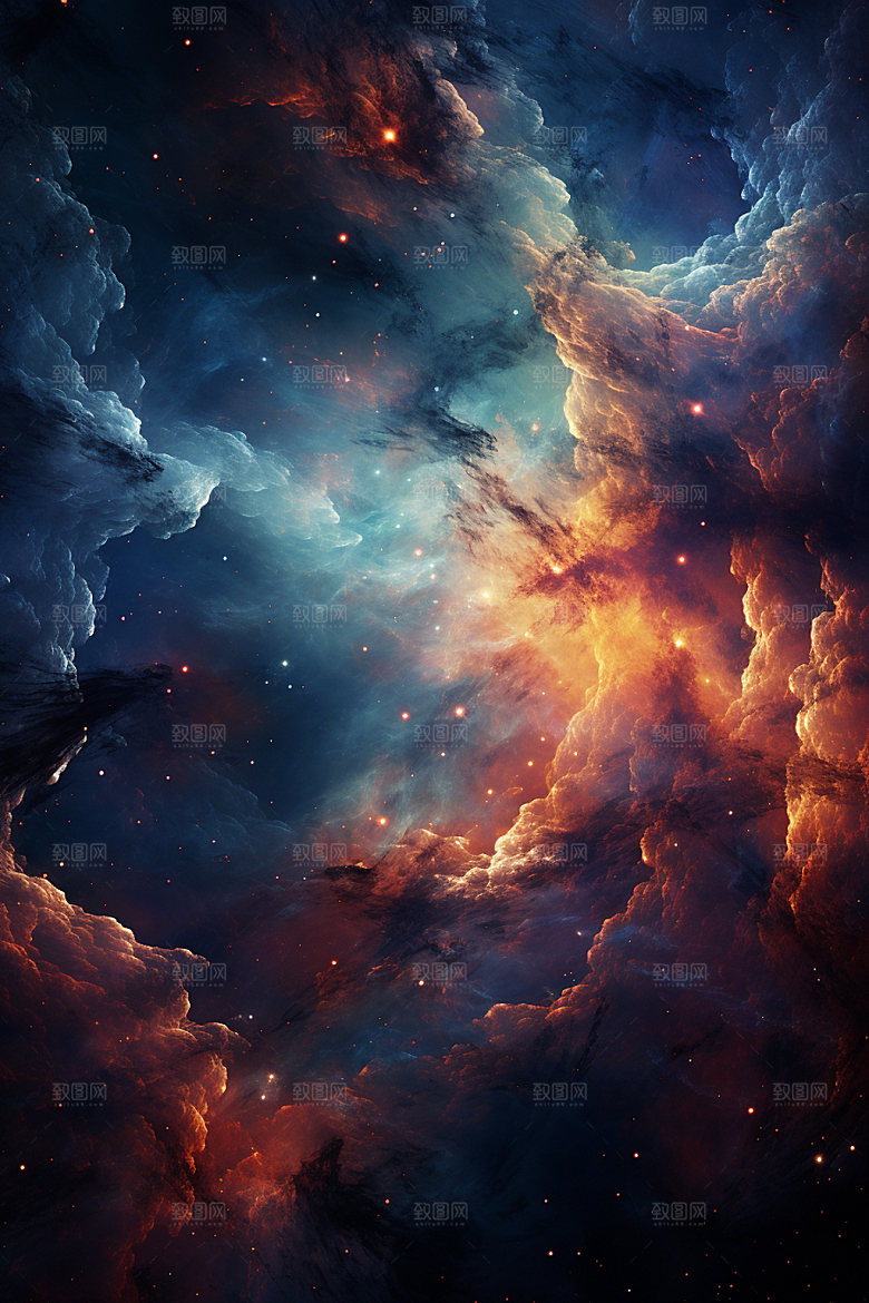 宇宙星空高清唯美素材