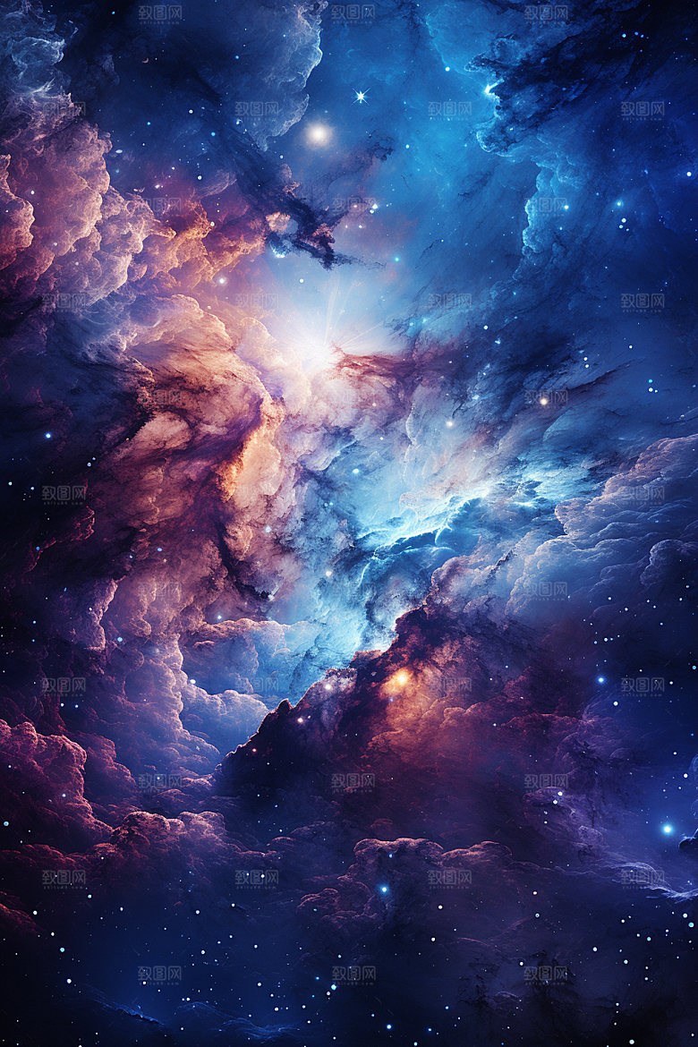 宇宙星空未来夜空素材