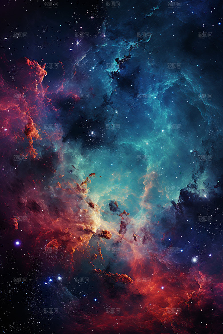 宇宙星空浪漫星云素材