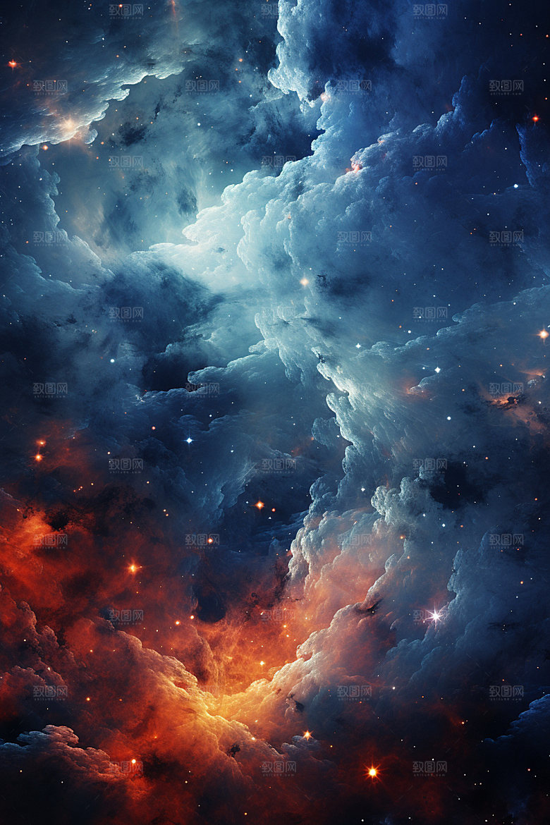 宇宙星空星云太空素材