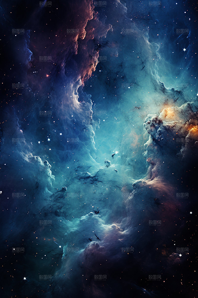 宇宙星空夜空高清素材