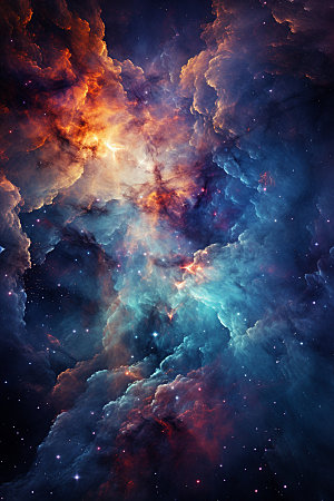 宇宙星空唯美灿烂素材