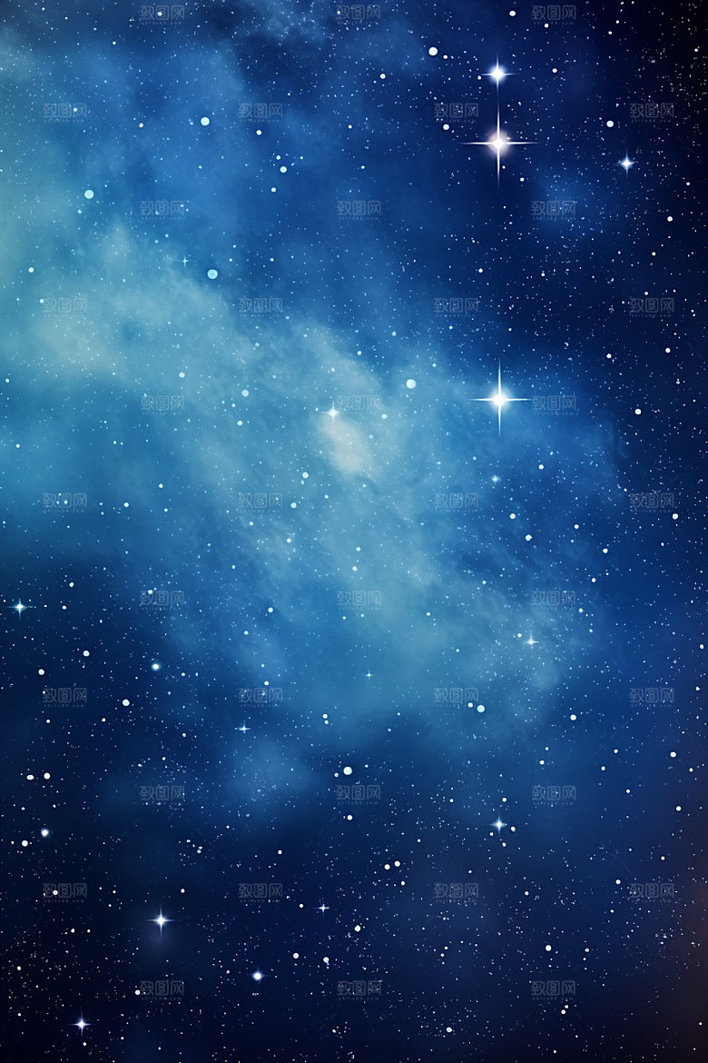 宇宙星空灿烂星云素材