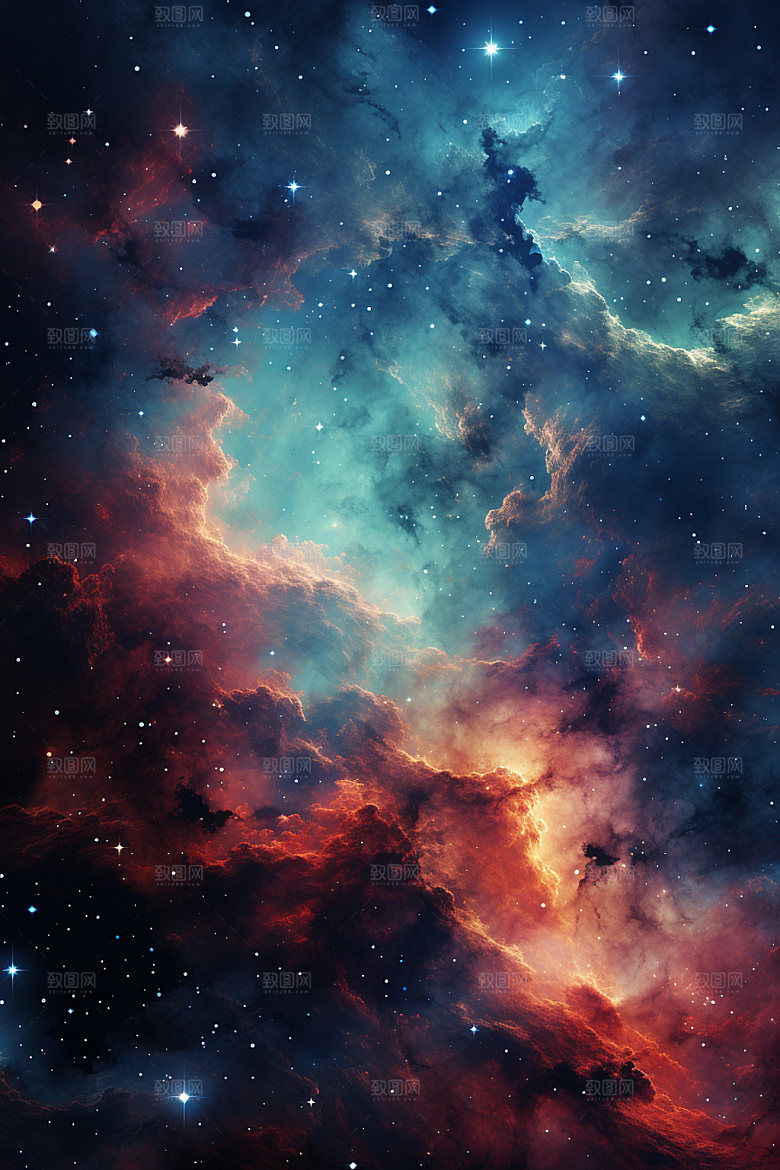 宇宙星空未来唯美素材