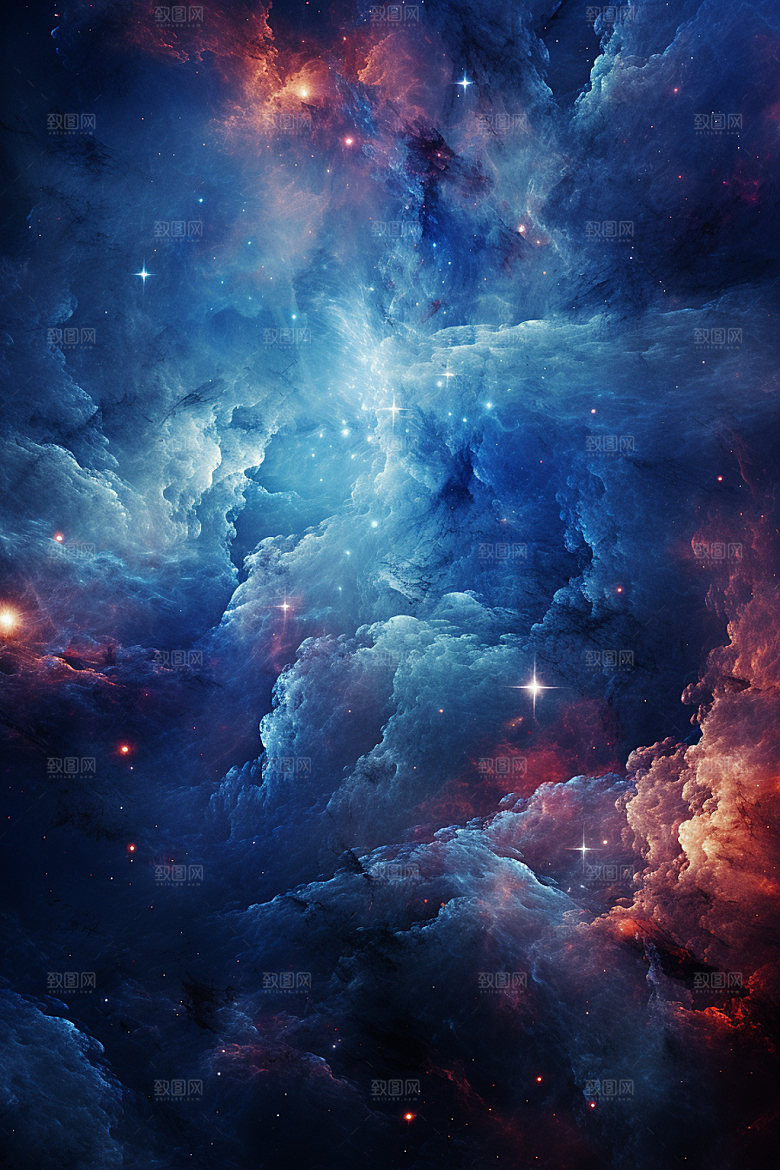 宇宙星空星云天空素材