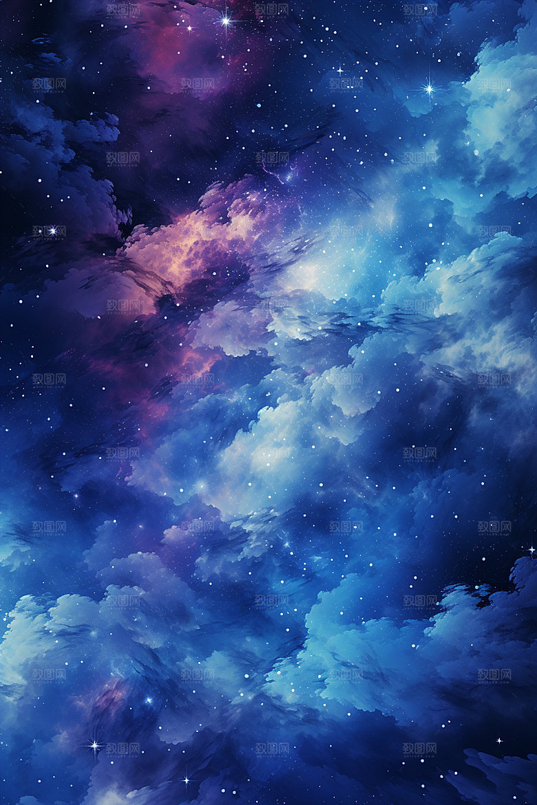 宇宙星空太空浪漫素材