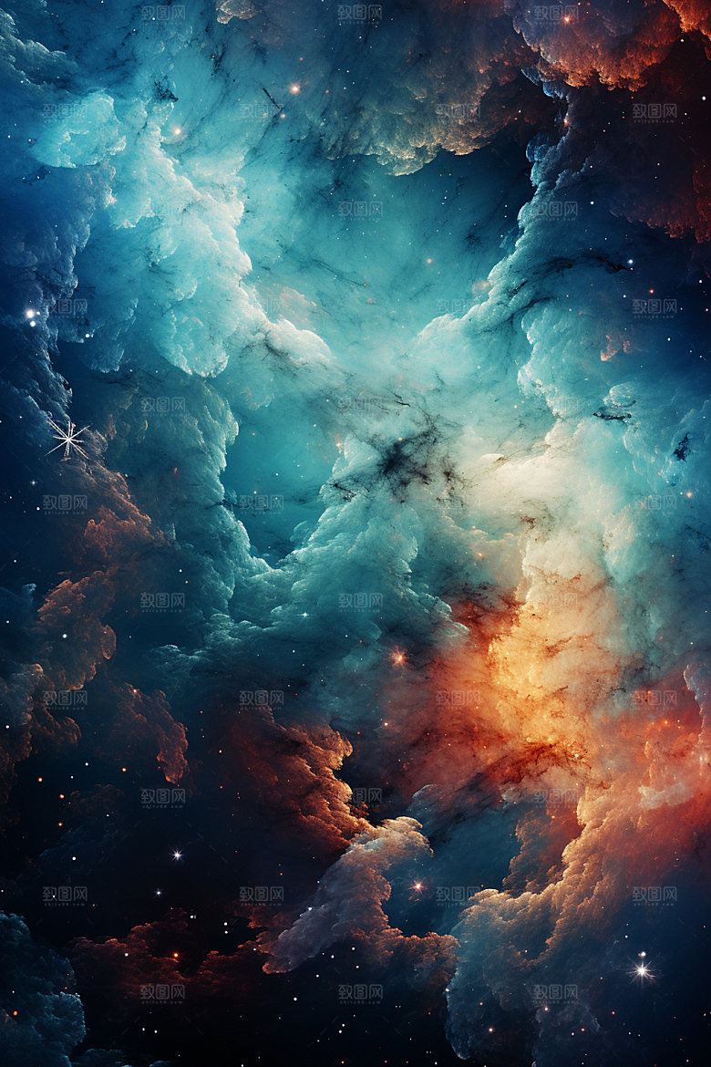 宇宙星空浪漫星云素材