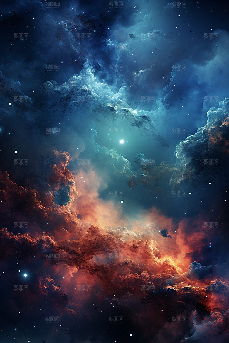 宇宙星空星云夜空素材