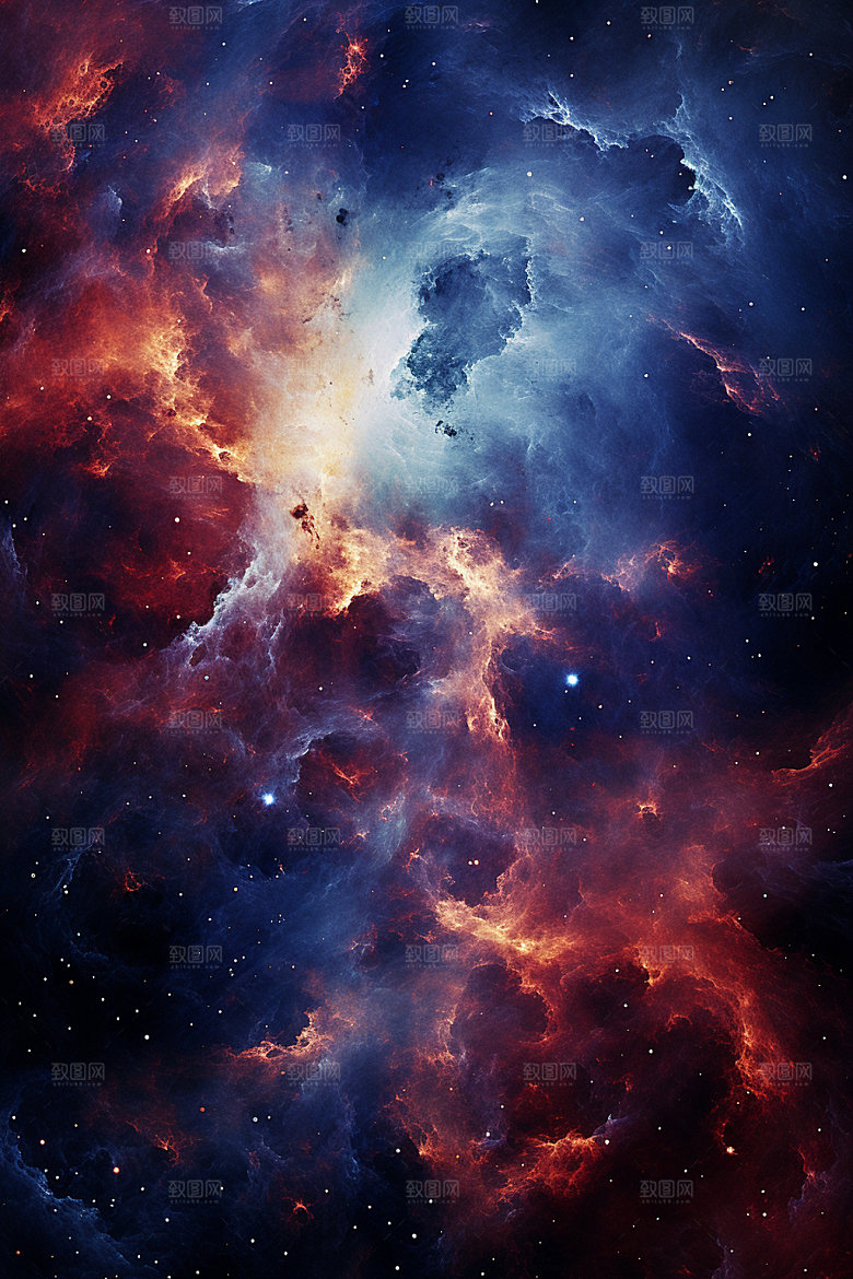 宇宙星空唯美未来素材