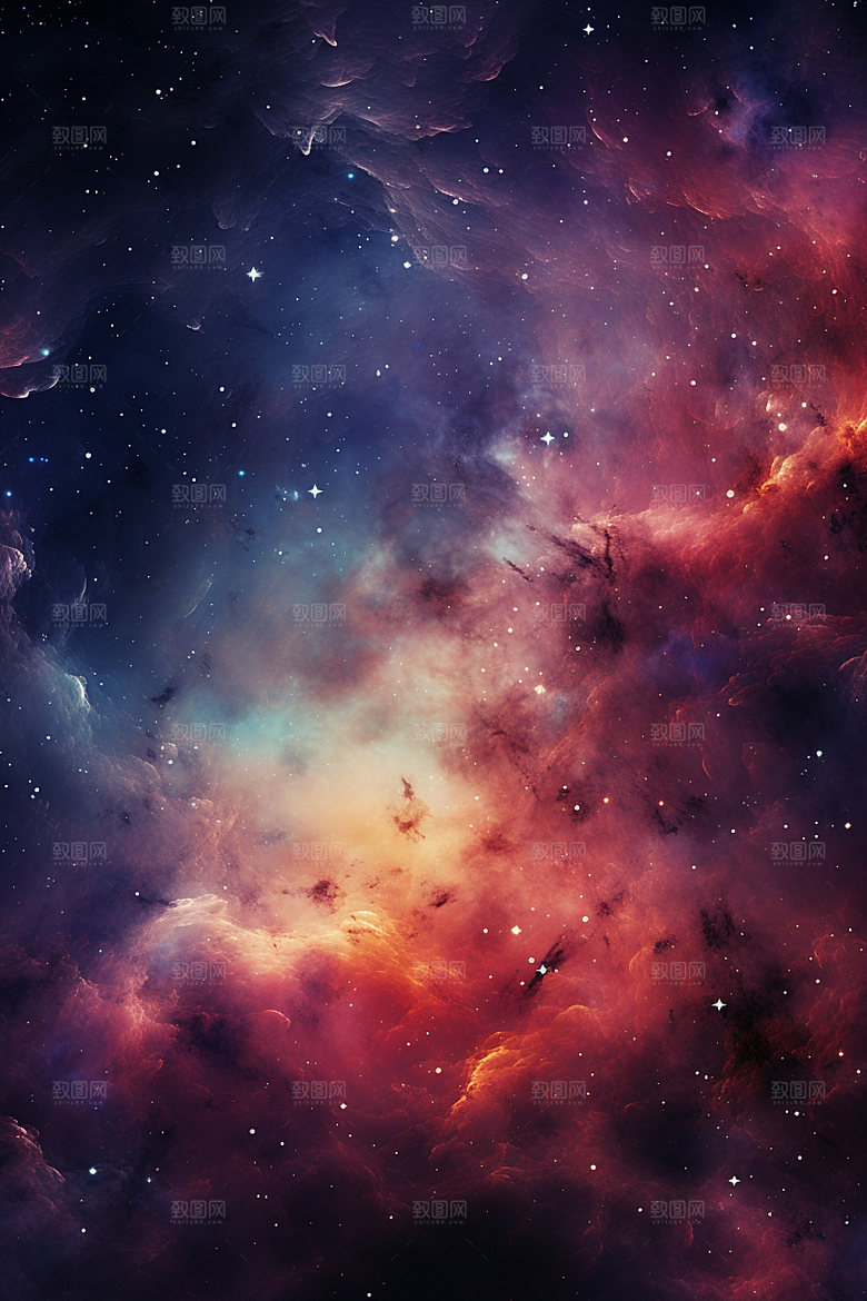 宇宙星空灿烂夜空素材