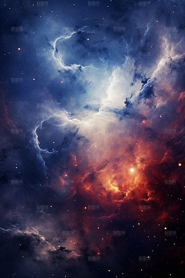 宇宙星空太空灿烂素材