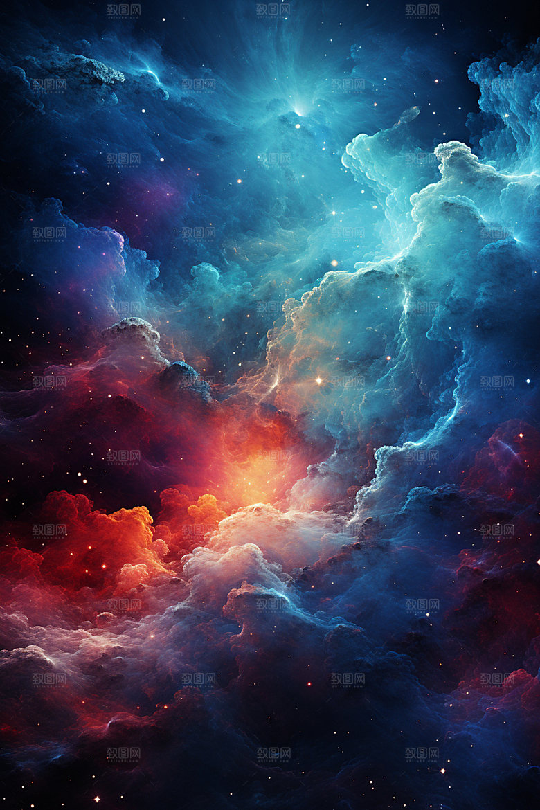 宇宙星空太空灿烂素材