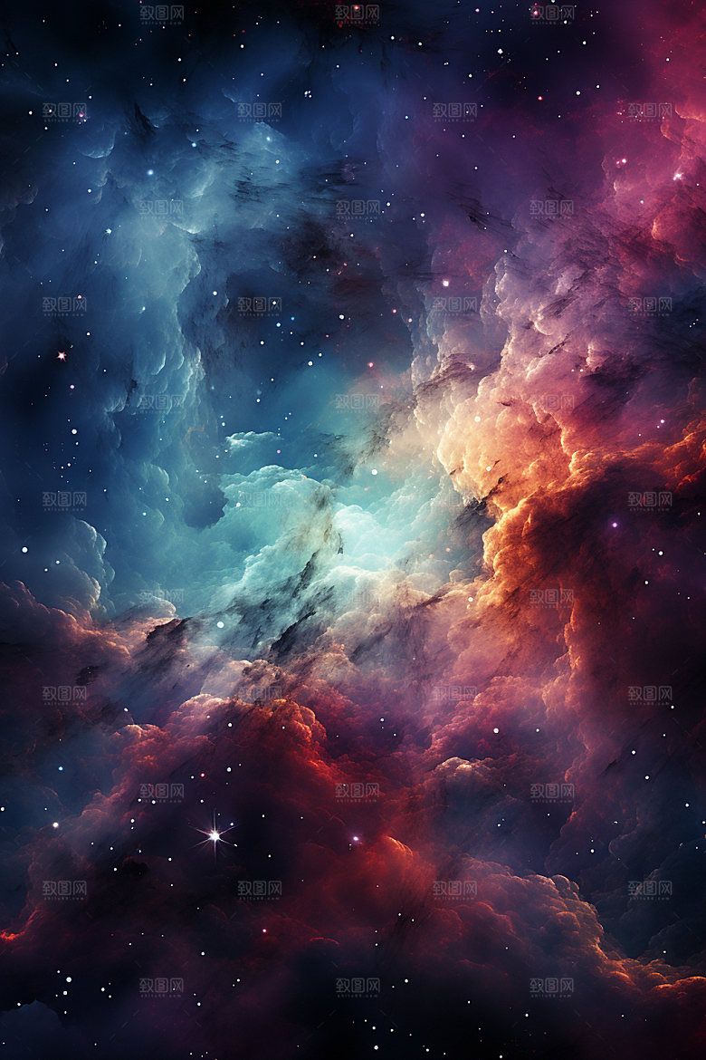 宇宙星空未来浪漫素材