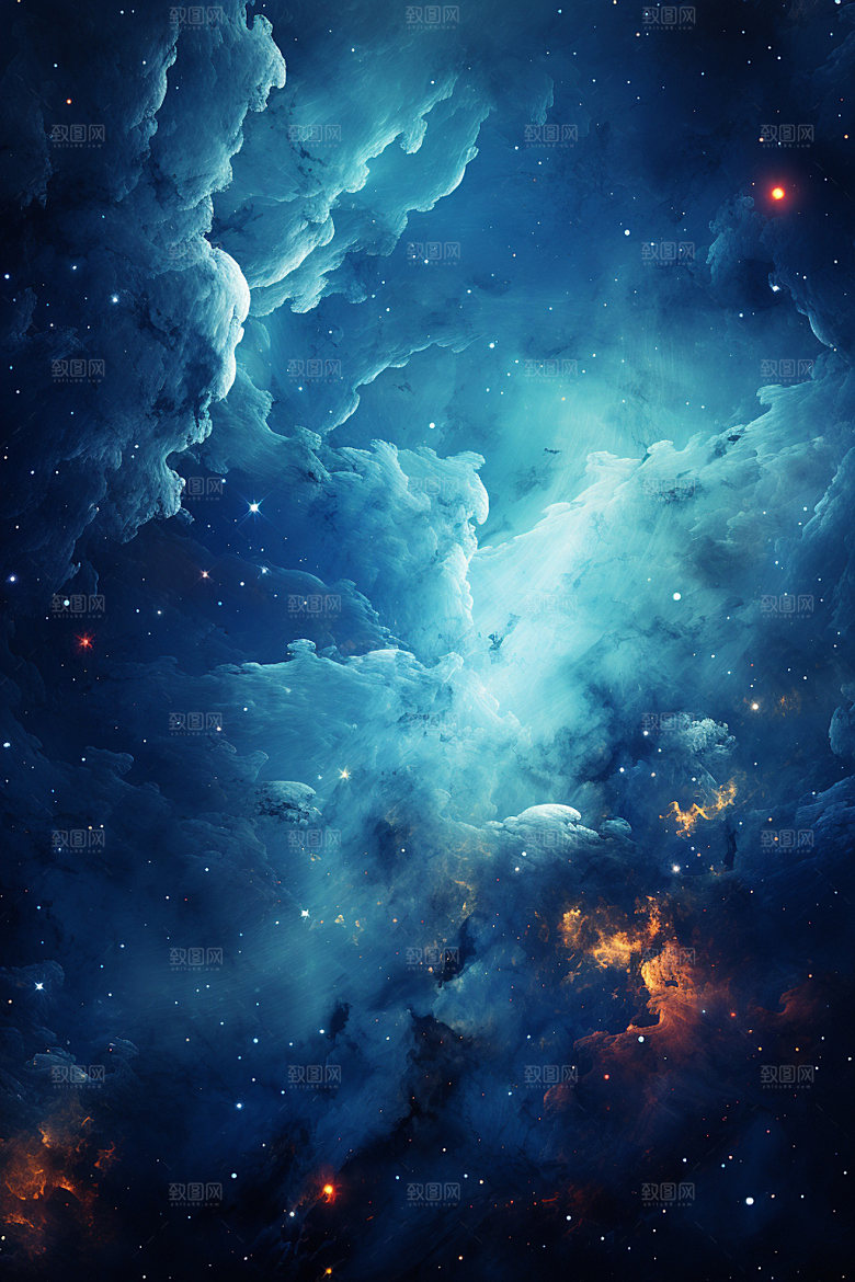 宇宙星空星云天空素材