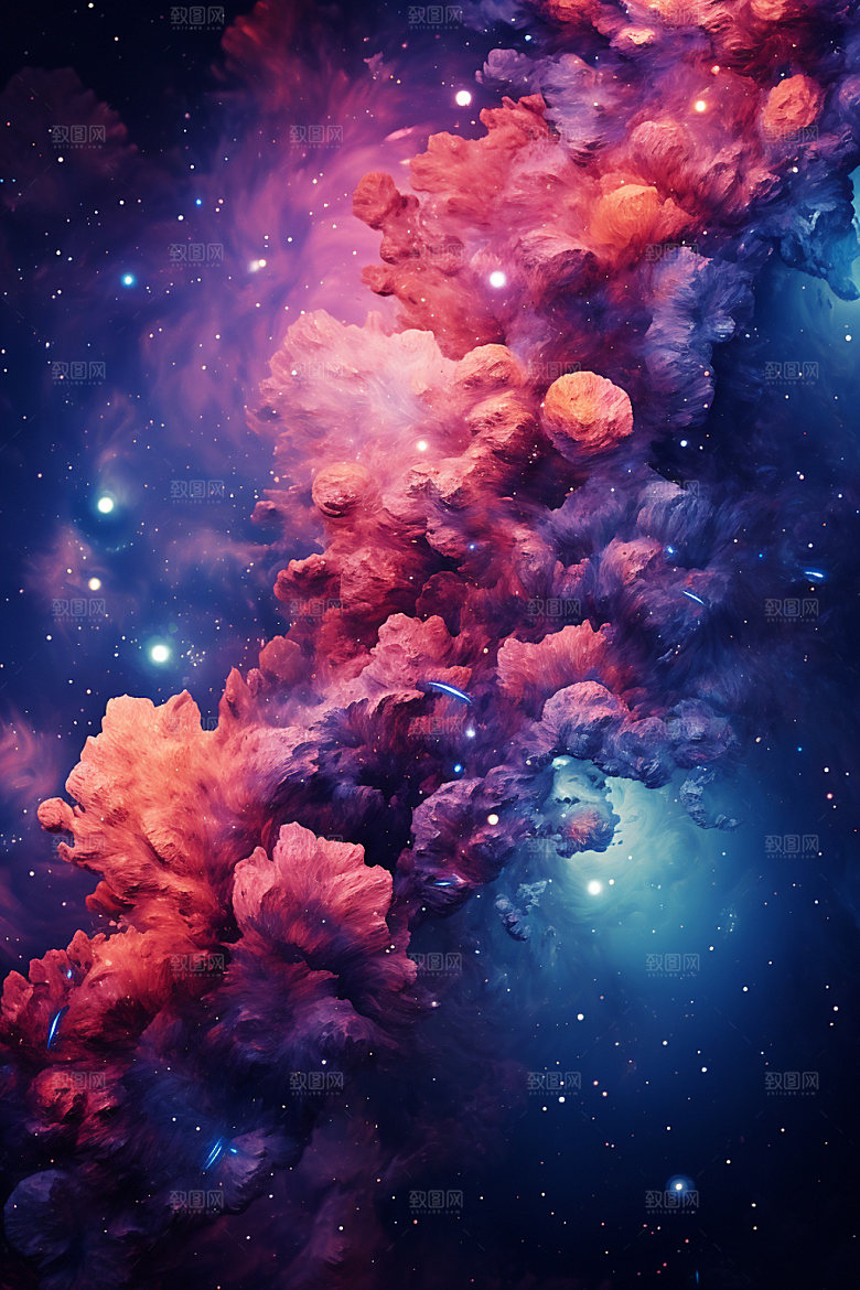 宇宙星空太空夜空素材