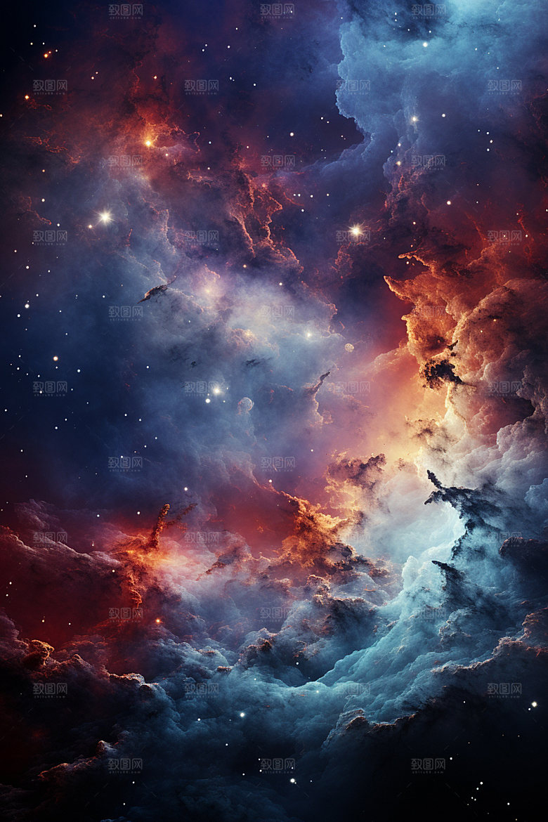 宇宙星空高清唯美素材
