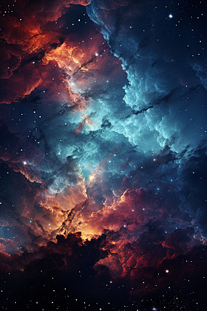 宇宙星空未来夜空素材