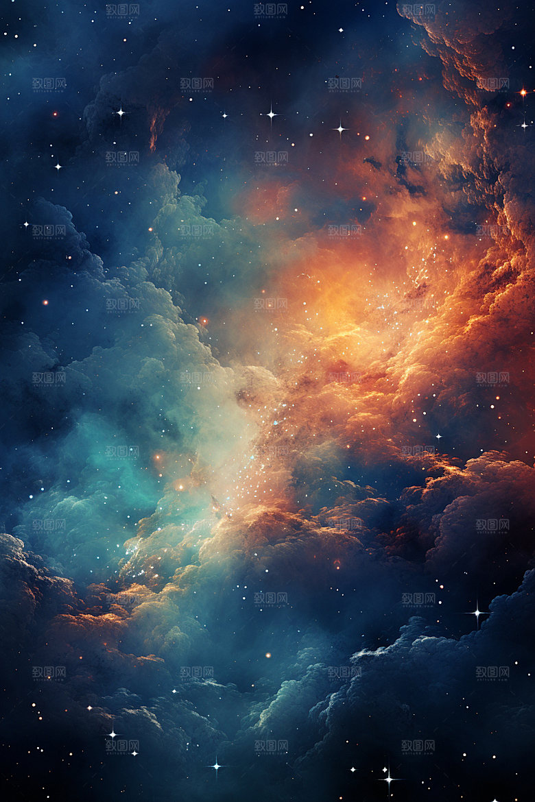 宇宙星空太空唯美素材