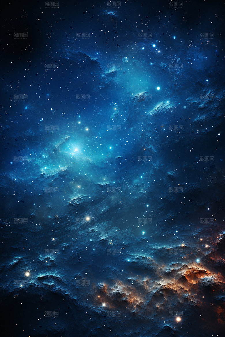 宇宙星空夜空灿烂素材