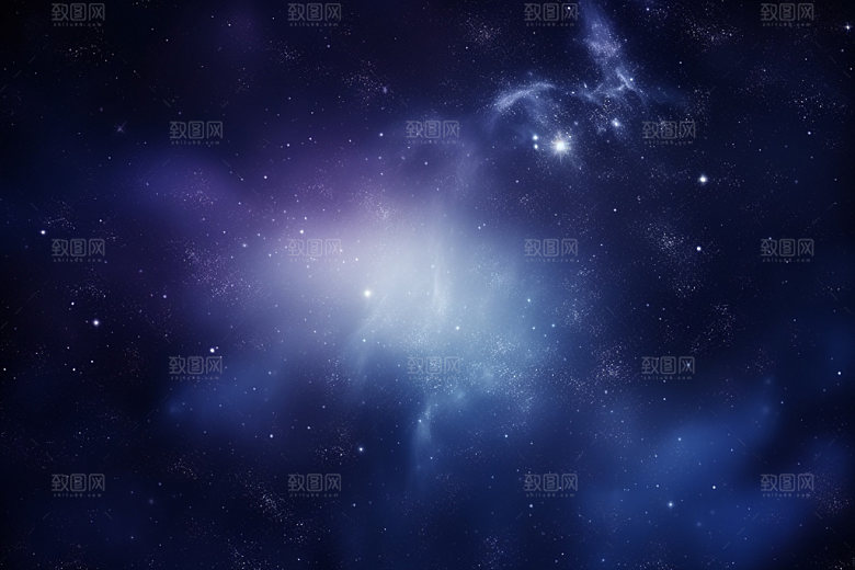 宇宙星空浪漫灿烂素材