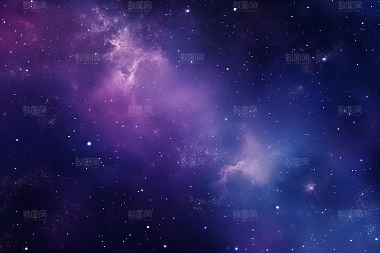 宇宙星空唯美浪漫素材
