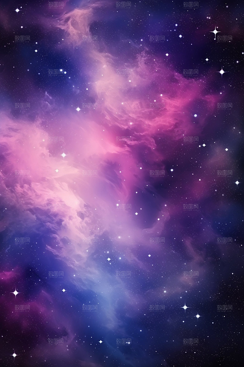 宇宙星空高清夜空素材
