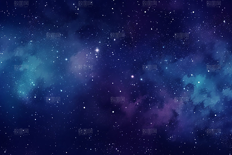 宇宙星空夜空唯美素材