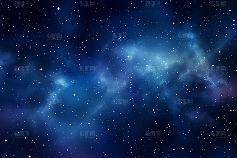 宇宙星空唯美浪漫素材