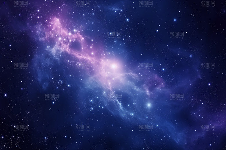 宇宙星空灿烂唯美素材