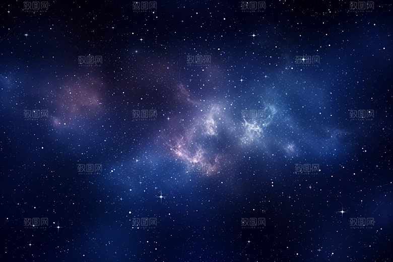 宇宙星空灿烂唯美素材