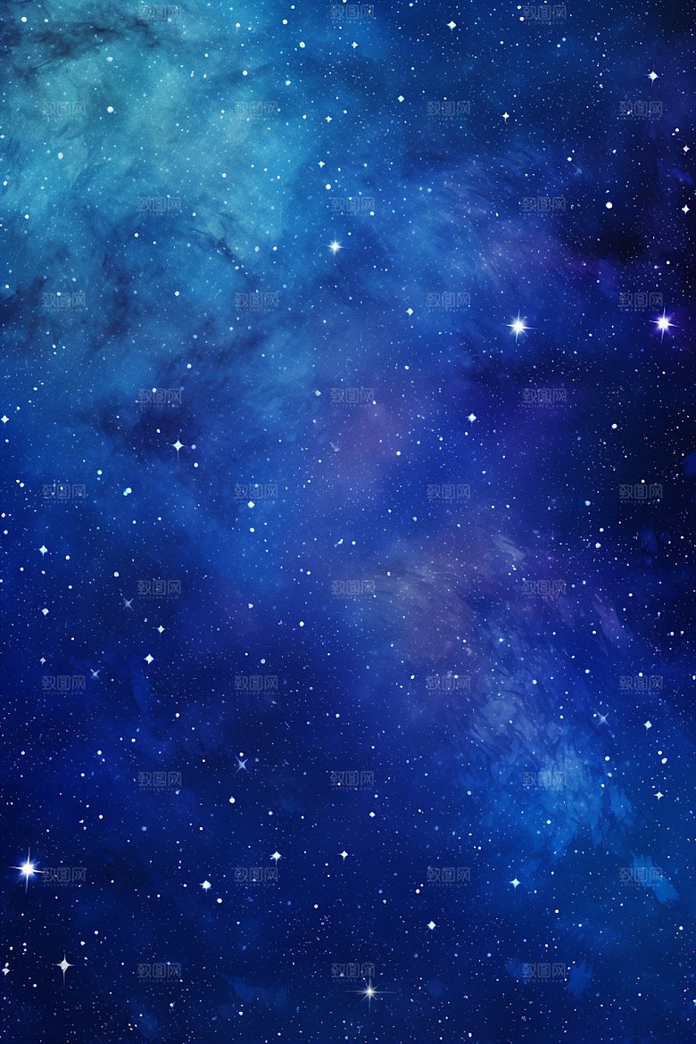 宇宙星空星云灿烂素材