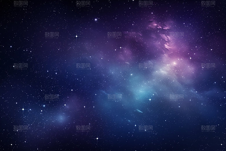 宇宙星空灿烂高清素材