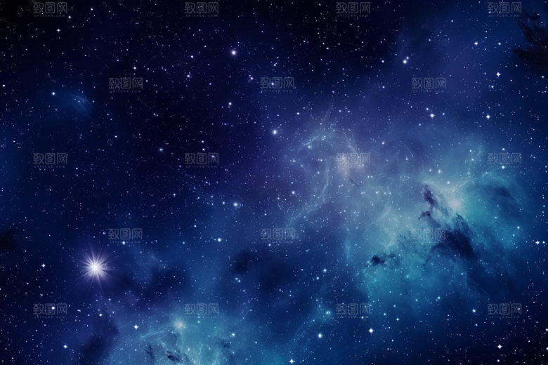 宇宙星空唯美未来素材