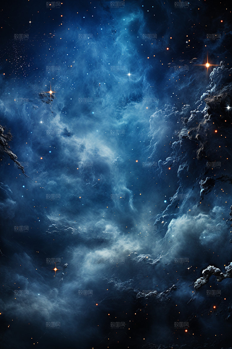 宇宙星空星云天空素材