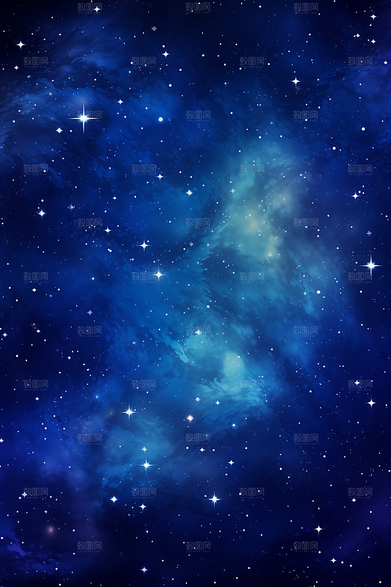 宇宙星空唯美夜空素材