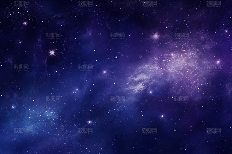 宇宙星空唯美星云素材