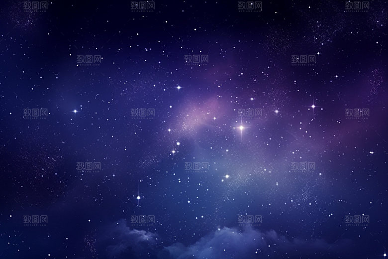 宇宙星空灿烂高清素材