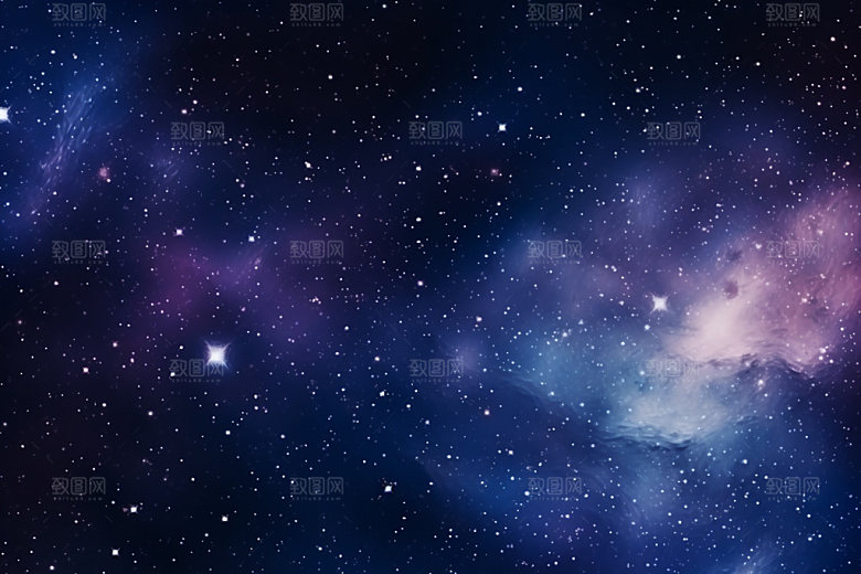 宇宙星空灿烂唯美素材