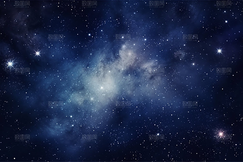 宇宙星空灿烂高清素材