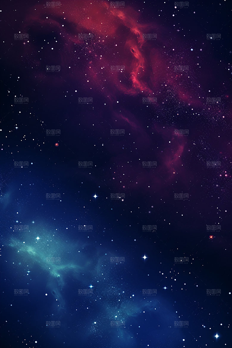 宇宙星空夜空灿烂素材
