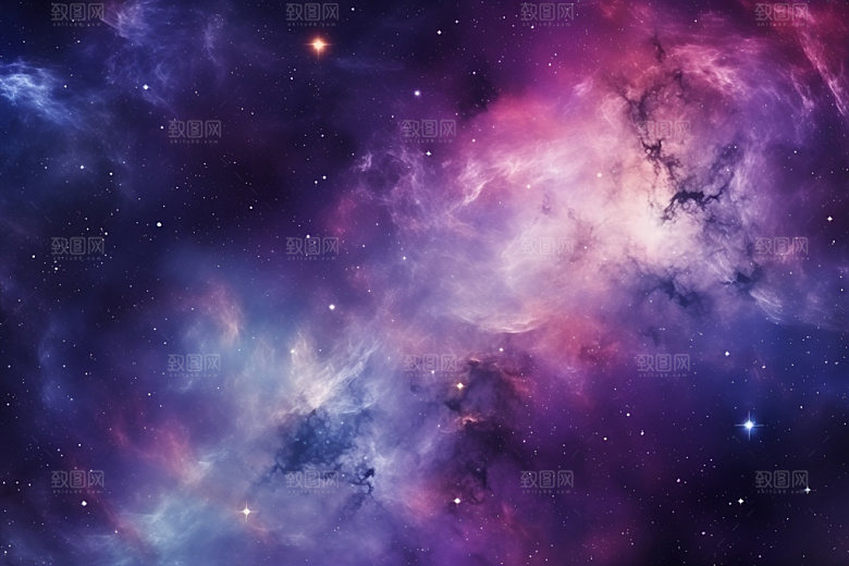 宇宙星空浪漫夜空素材