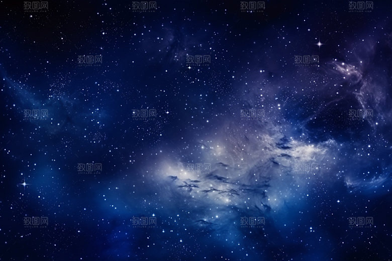 宇宙星空唯美夜空素材