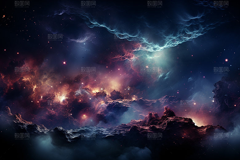 宇宙星空天空太空素材