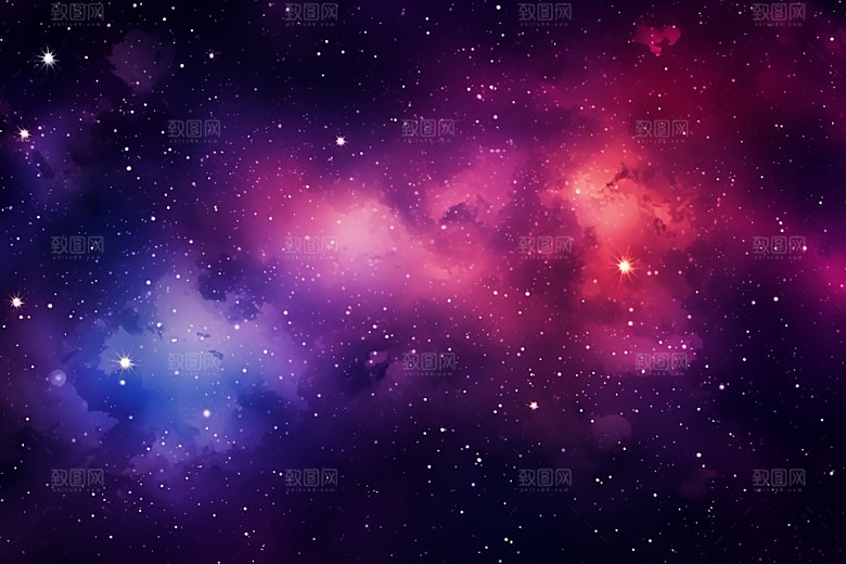 宇宙星空高清夜空素材