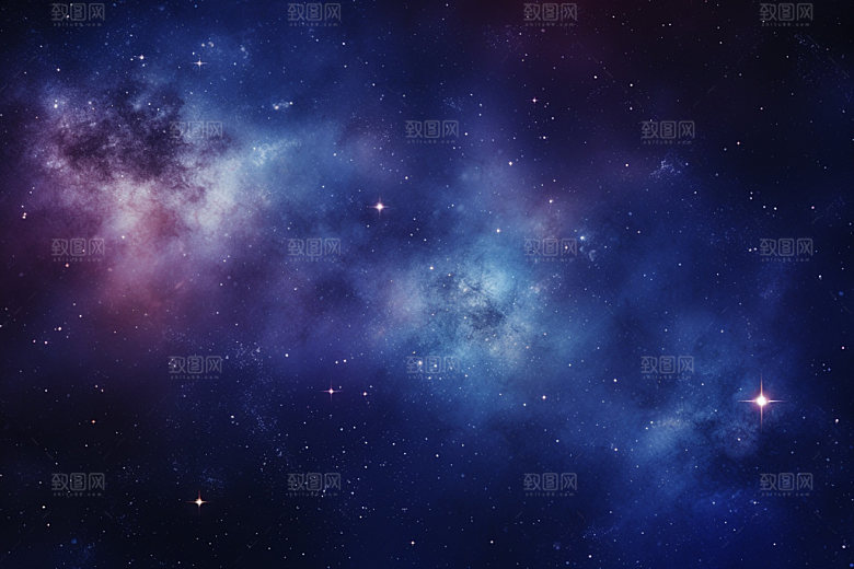 宇宙星空唯美星云素材